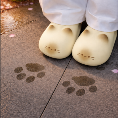 Chaussons pattes de chat confortables